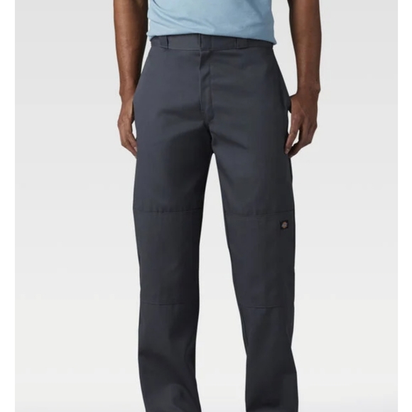 Dickie's Loose Fit Double Knee Work Pants Charcoal - Picture 2 of 8